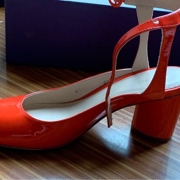 Stuart Weitzman Shape Patent Leather Pumps - Picture 6 of 8